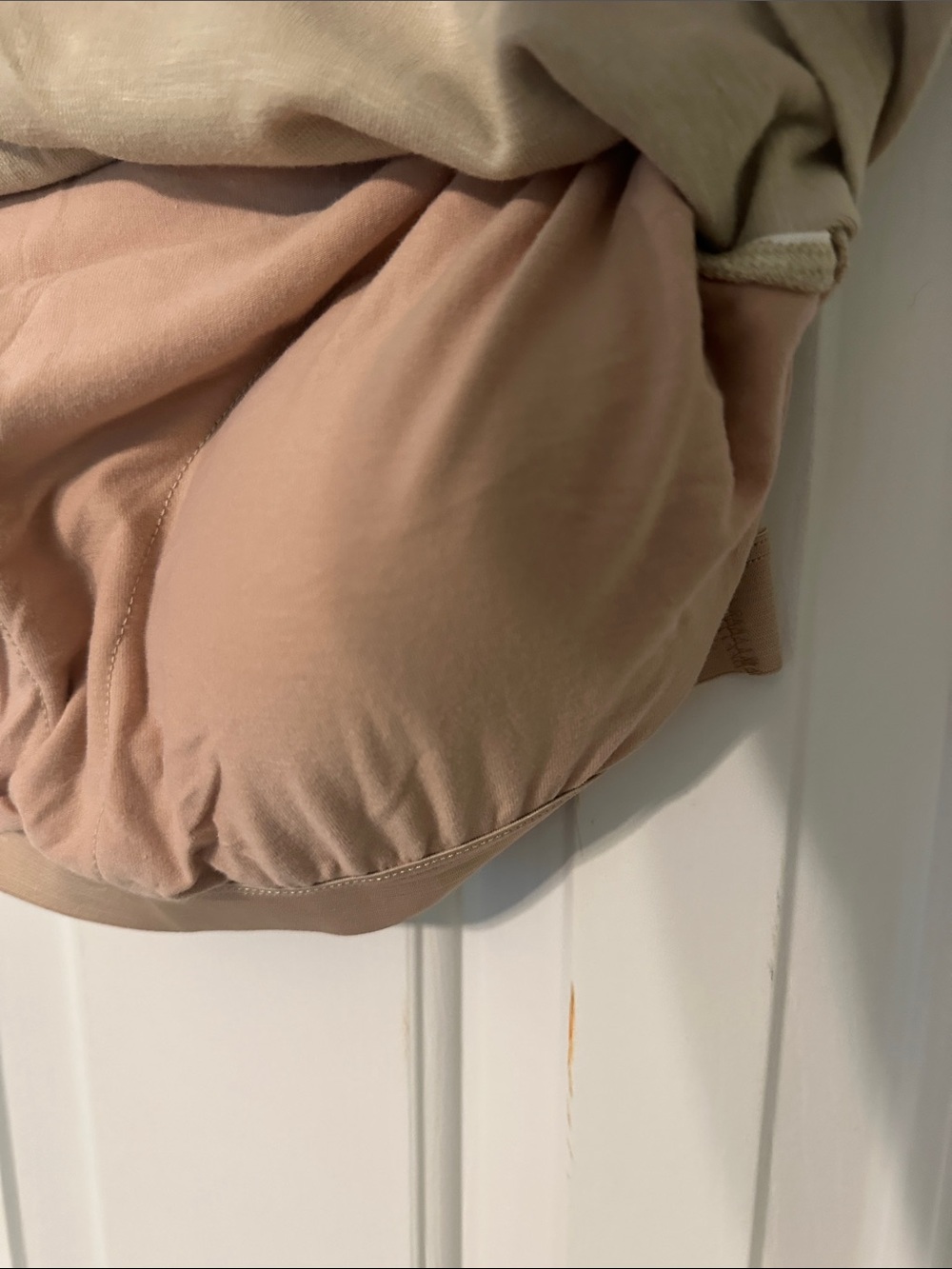 OGL Beige Ruched-Side Tank Top - Picture 3 of 7